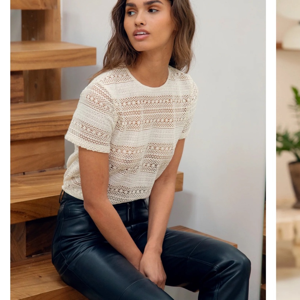 Rosae Paris LE ALPHONSE Lace Tee-Shirt Cotton